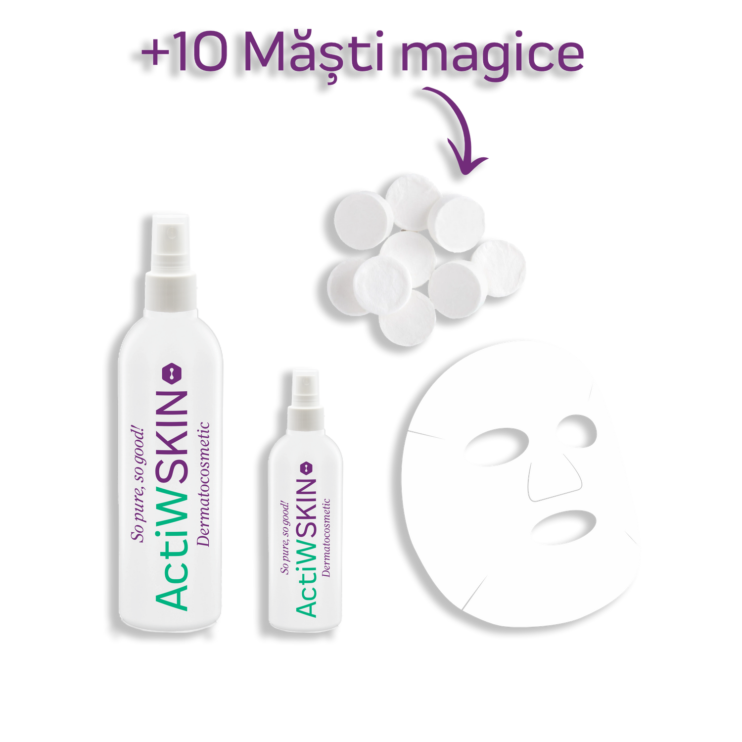 ActiWSKIN - PENTRU ACNEE - Pachet mic - Tratament 12-15 zile